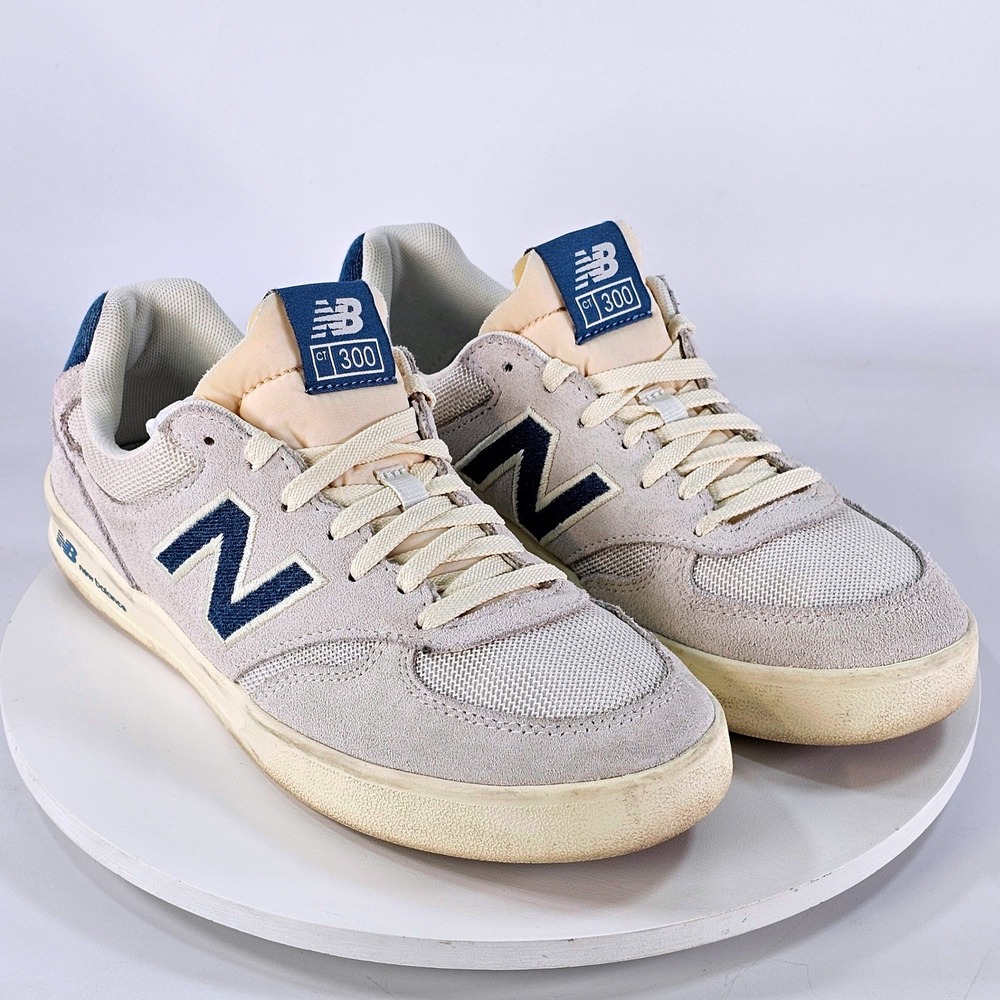 New Balance CT300DN3 Court Line Grey Navy Suede Sneakers Womens 8